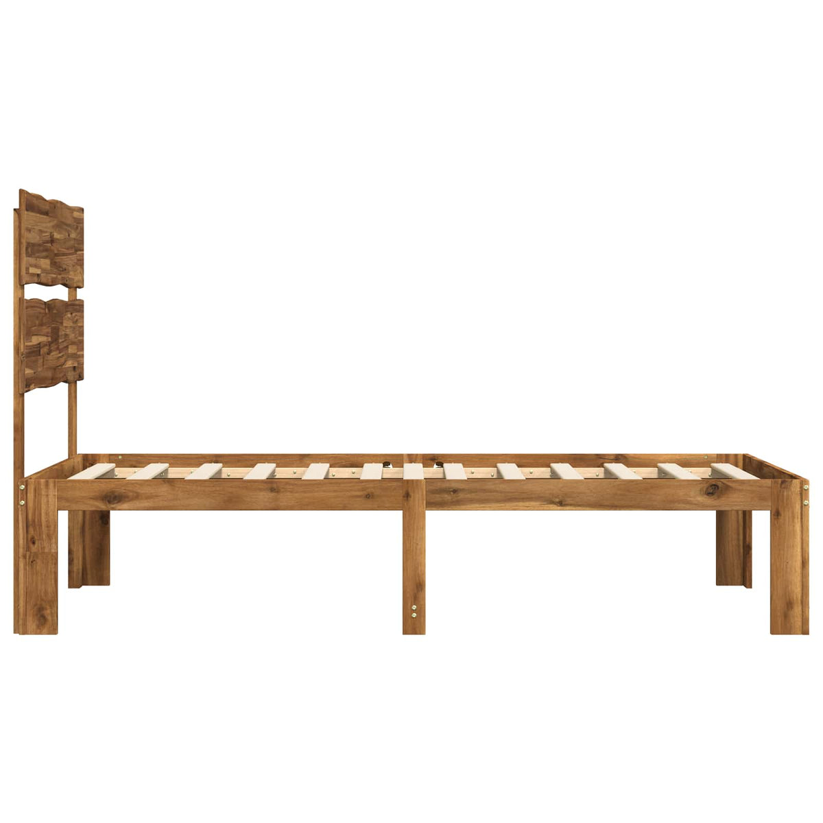 Letto Singolo con Testiera ROSTOCK Naturale 90 x 200 cm | homemem39