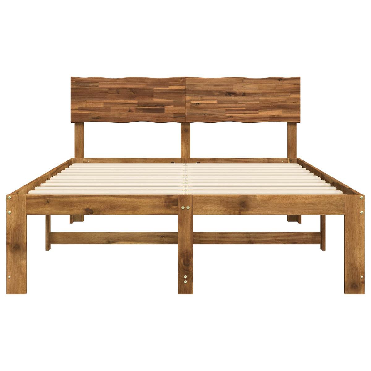 Letto matrimoniale con testiera ROSTOCK Naturale 137 x 190 cm | homemem39