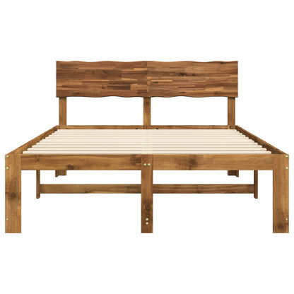 Letto matrimoniale con testiera ROSTOCK Naturale 137 x 190 cm | homemem39