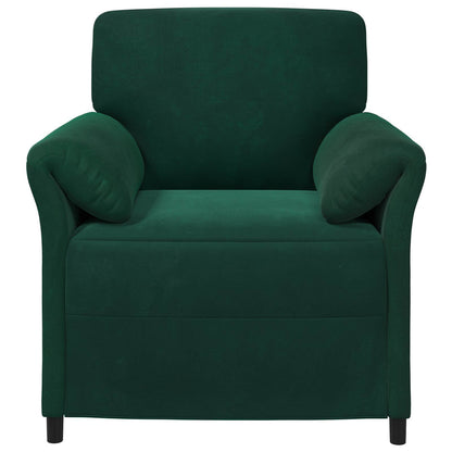 Divano 1 posto Verde Scuro 88 x 83 x 95 cm Velluto | homemem39