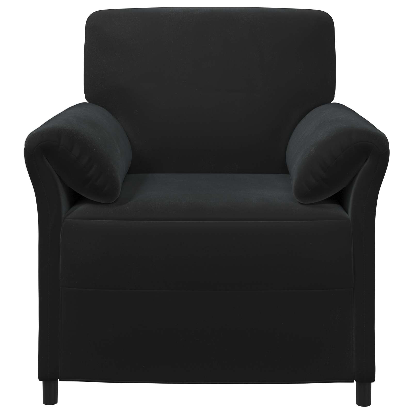 Divano 1 posto Nero 88 x 83 x 95 cm Velluto | homemem39