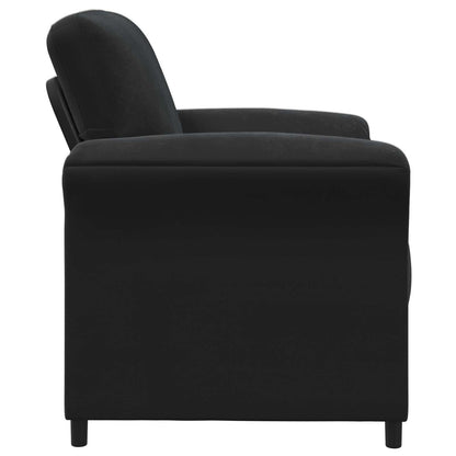 Divano 1 posto Nero 88 x 83 x 95 cm Velluto | homemem39