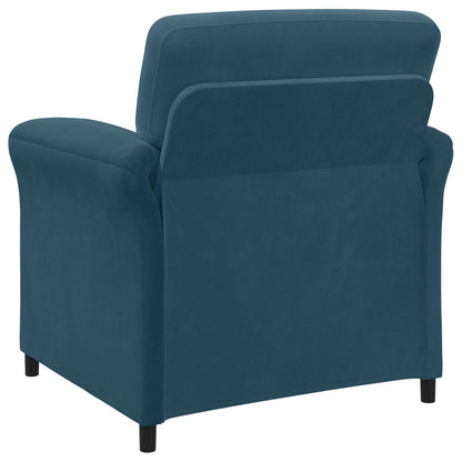 Divano 1 posto Blu 88 x 83 x 95 cm Velluto | homemem39