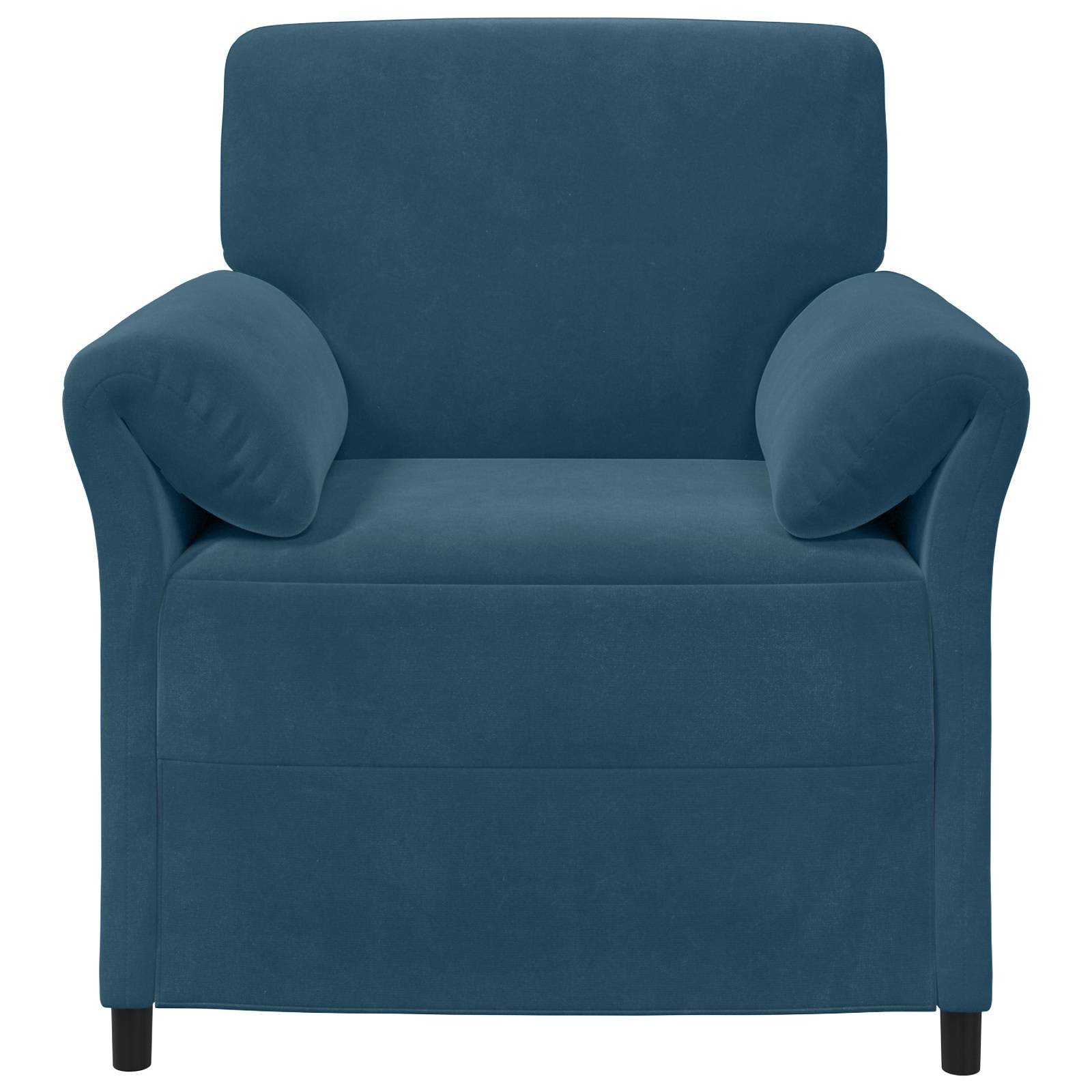 Divano 1 posto Blu 88 x 83 x 95 cm Velluto | homemem39