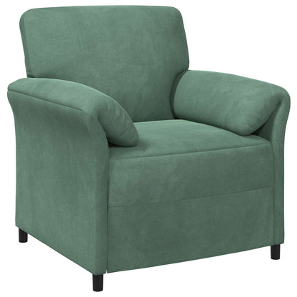 Divano 1 posto Verde Mare 88 x 83 x 95 cm Velluto