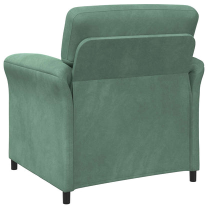 Divano 1 posto Verde Mare 88 x 83 x 95 cm Velluto