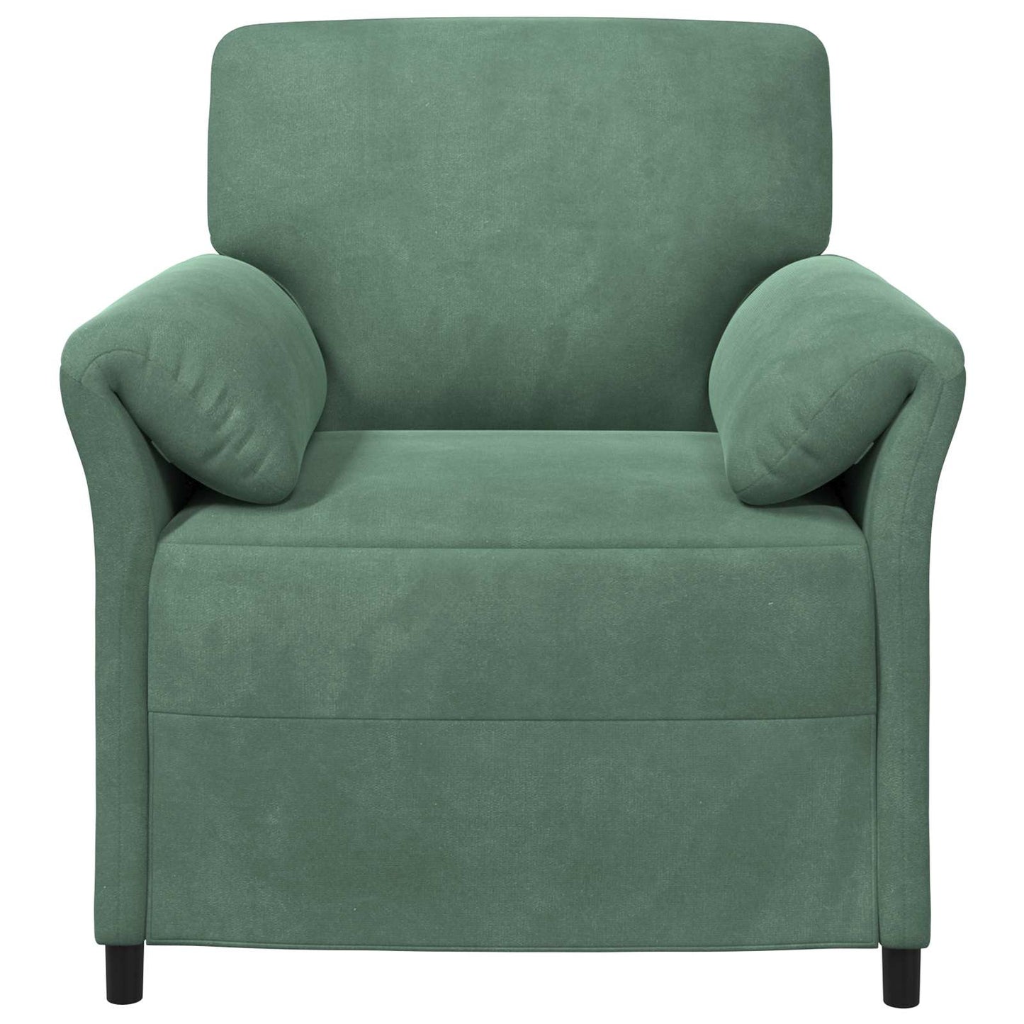 Divano 1 posto Verde Mare 88 x 83 x 95 cm Velluto