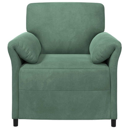 Divano 1 posto Verde Mare 88 x 83 x 95 cm Velluto