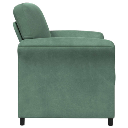 Divano 1 posto Verde Mare 88 x 83 x 95 cm Velluto