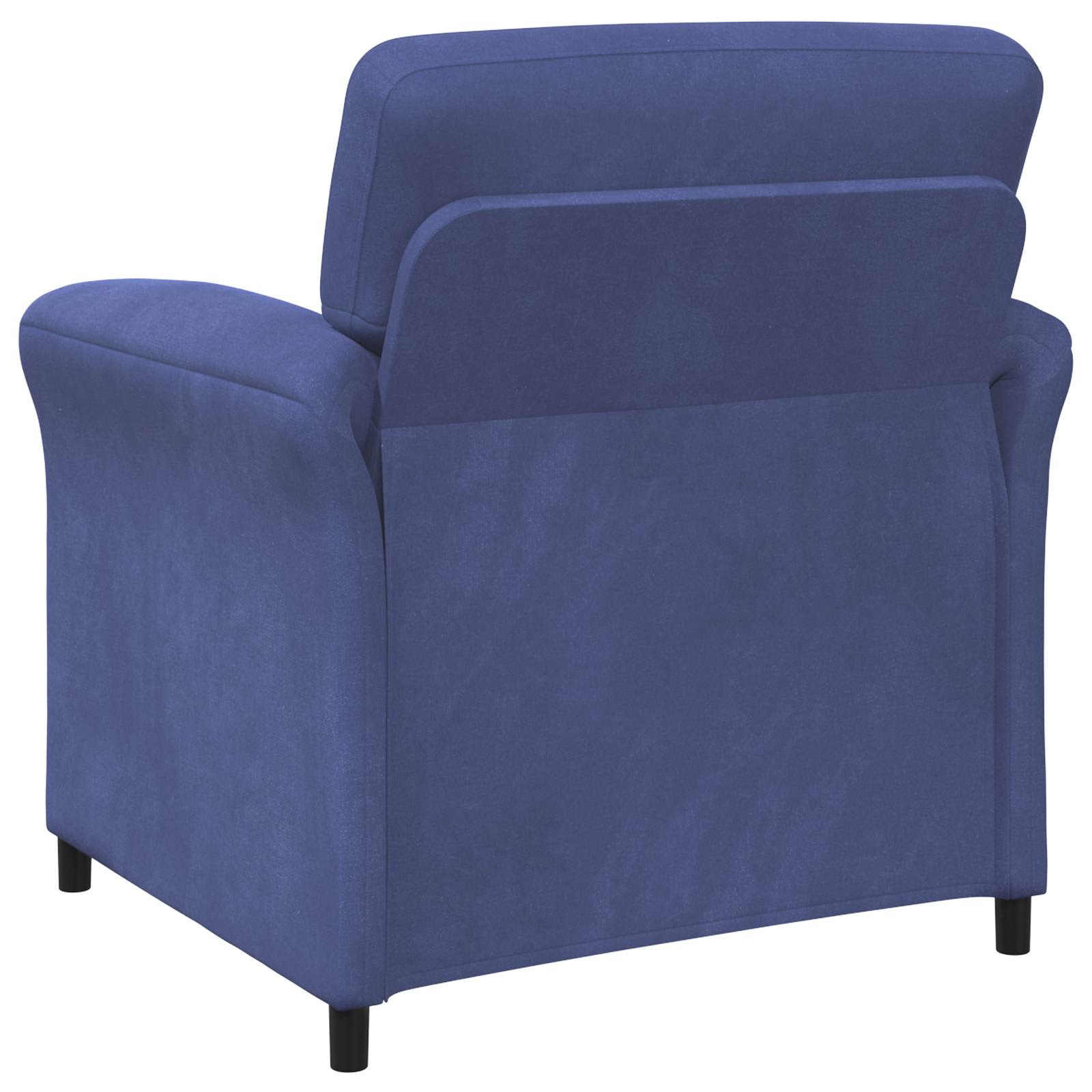 Divano 1 posto Blu Polizia 88 x 83 x 95 cm Velluto | homemem39
