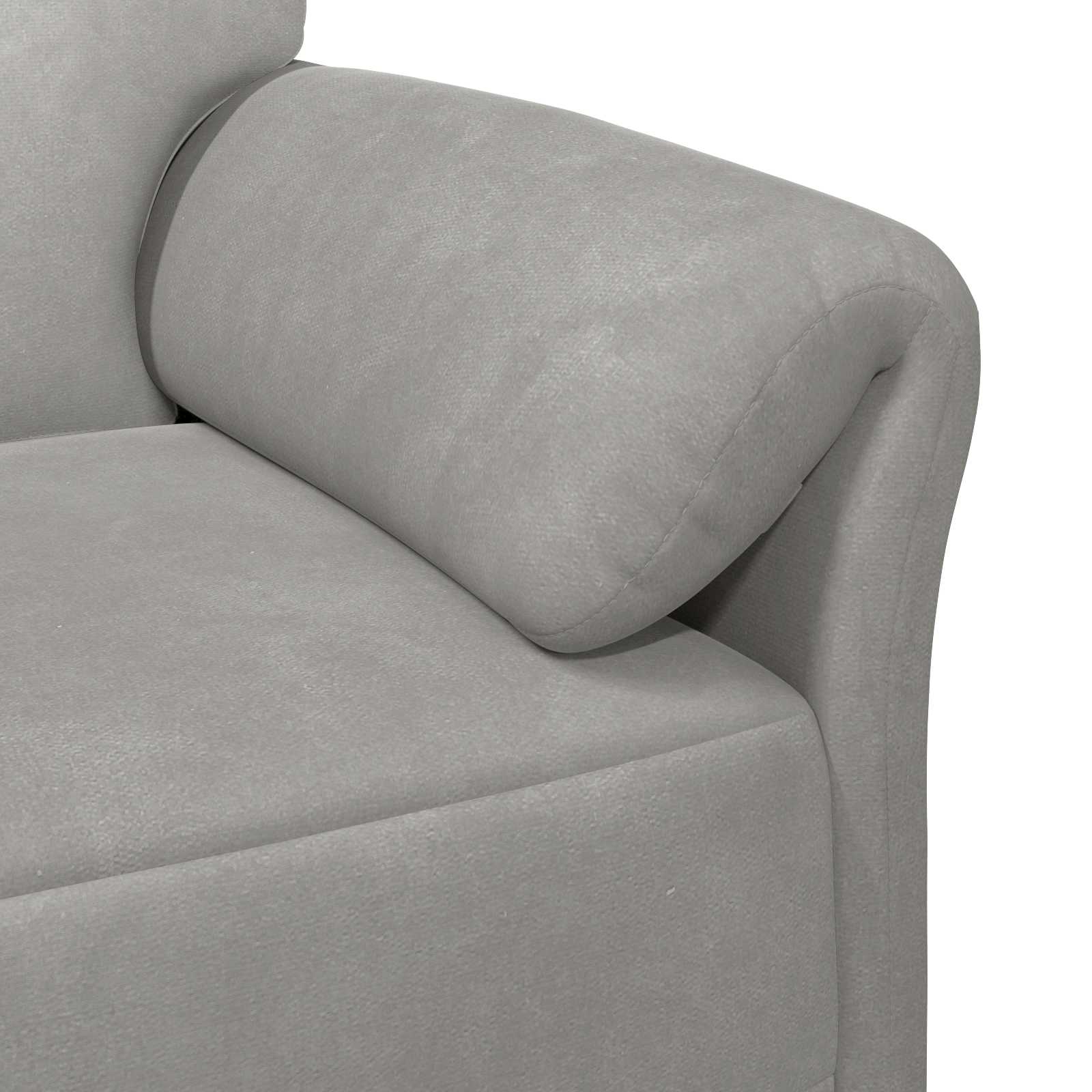 Divano a 2 Posti Grigio Chiaro 138 x 83 x 95 cm Velluto | homemem39