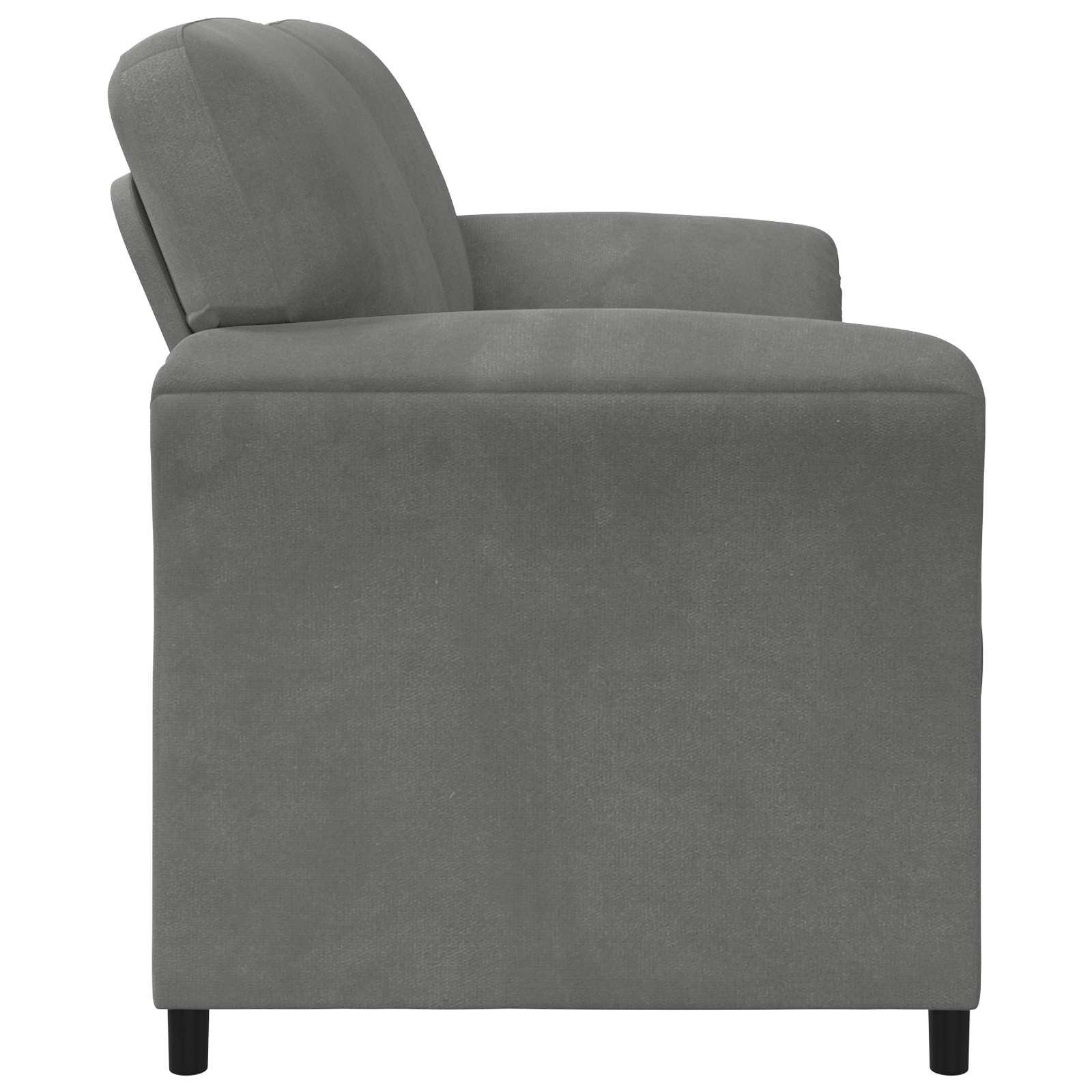 Divano a 2 Posti Grigio Scuro 138 x 83 x 95 cm Velluto | homemem39