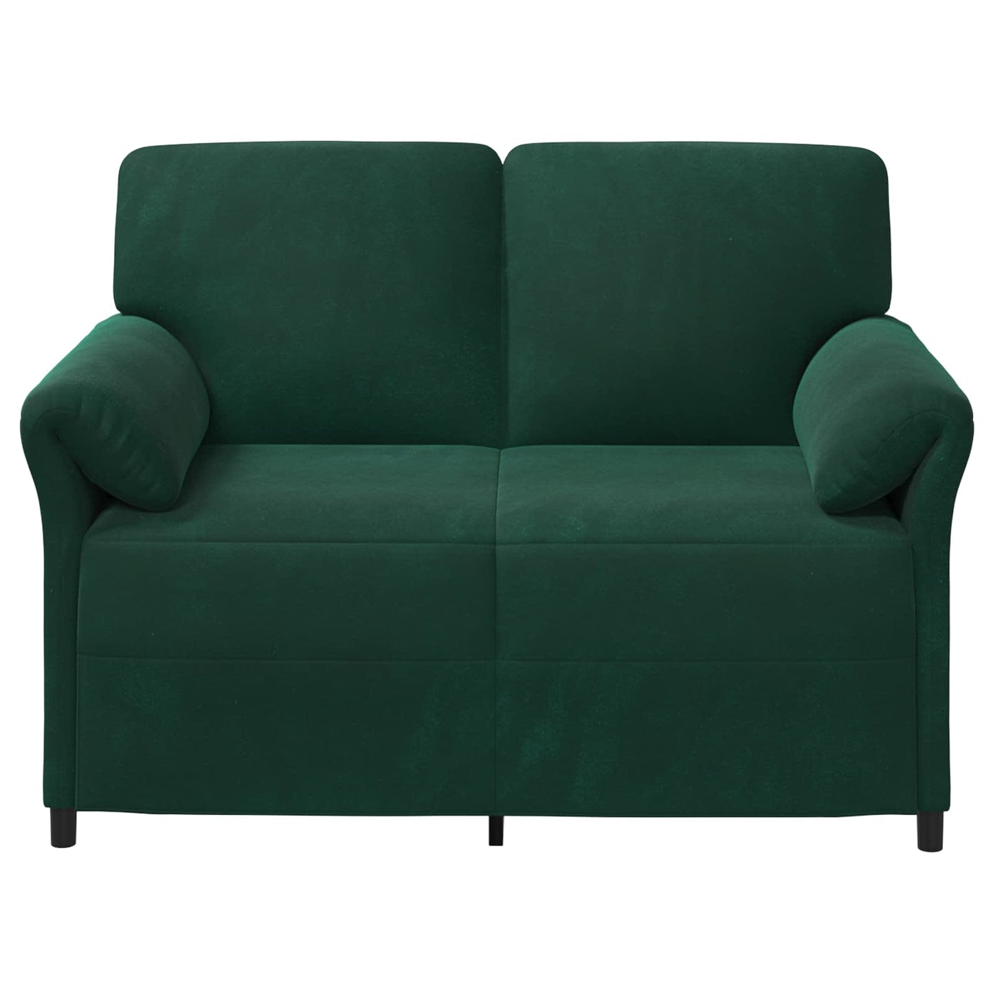 Divano a 2 Posti Verde Scuro 138 x 83 x 95 cm Velluto | homemem39