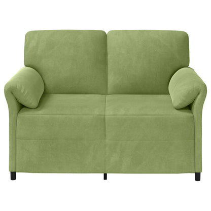 Divano a 2 Posti Verde chiaro 138 x 83 x 95 cm Velluto | homemem39