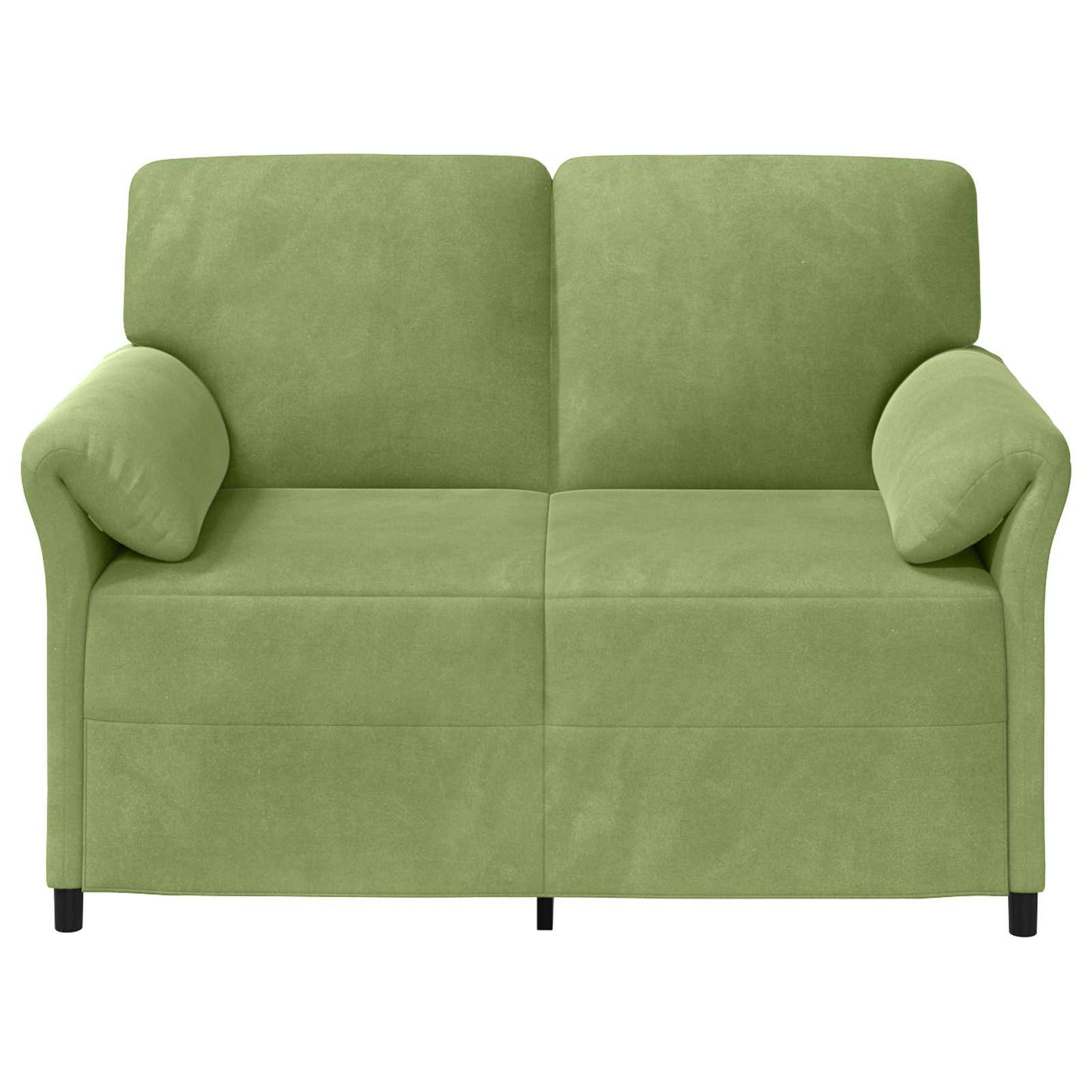 Divano a 2 Posti Verde chiaro 138 x 83 x 95 cm Velluto