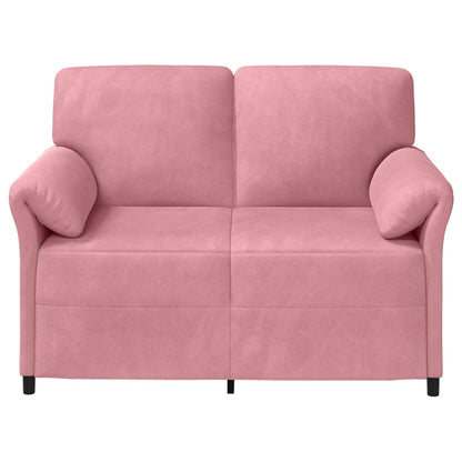 Divano a 2 Posti Rosa 138 x 83 x 95 cm Velluto | homemem39