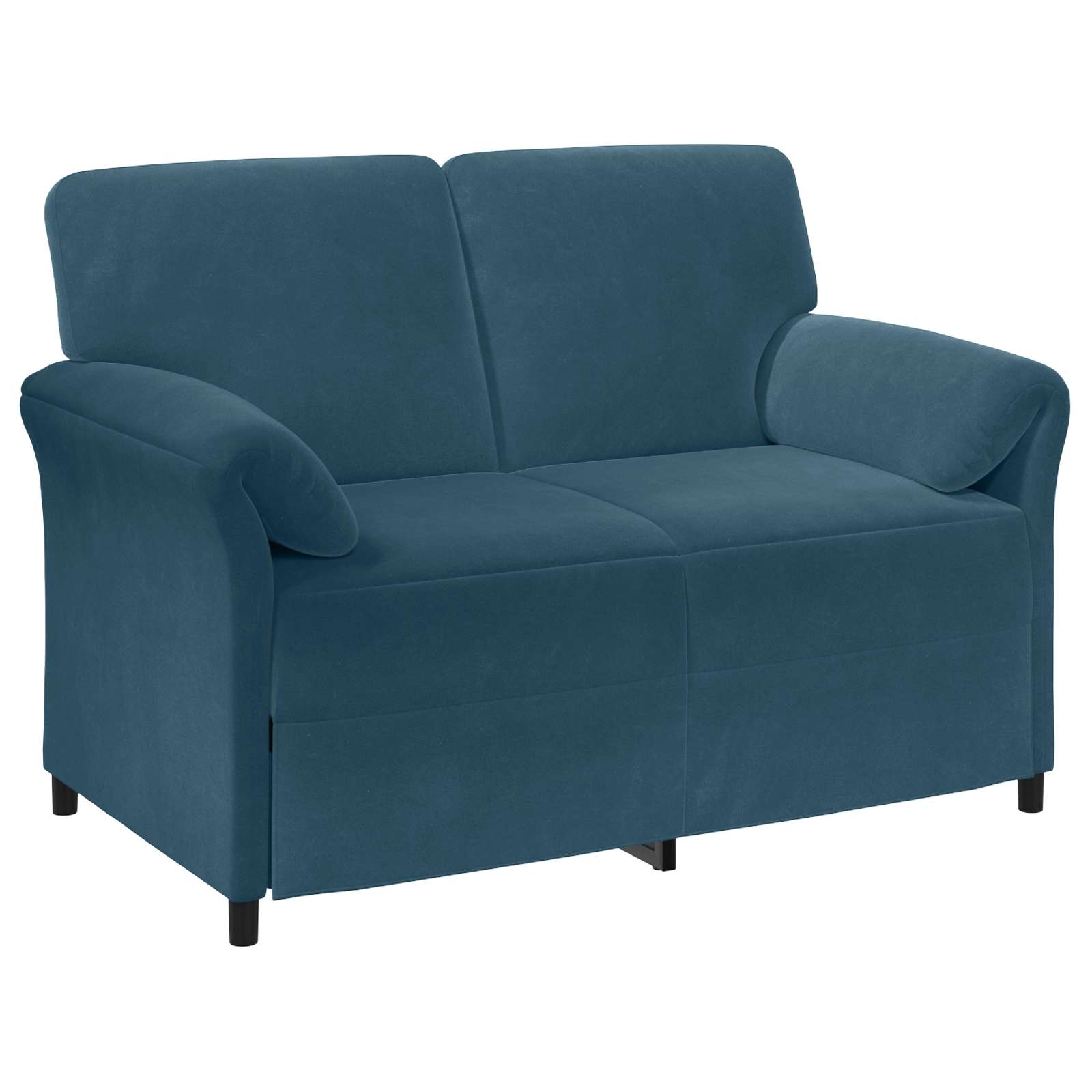 Divano a 2 Posti Blu 138 x 83 x 95 cm Velluto | homemem39