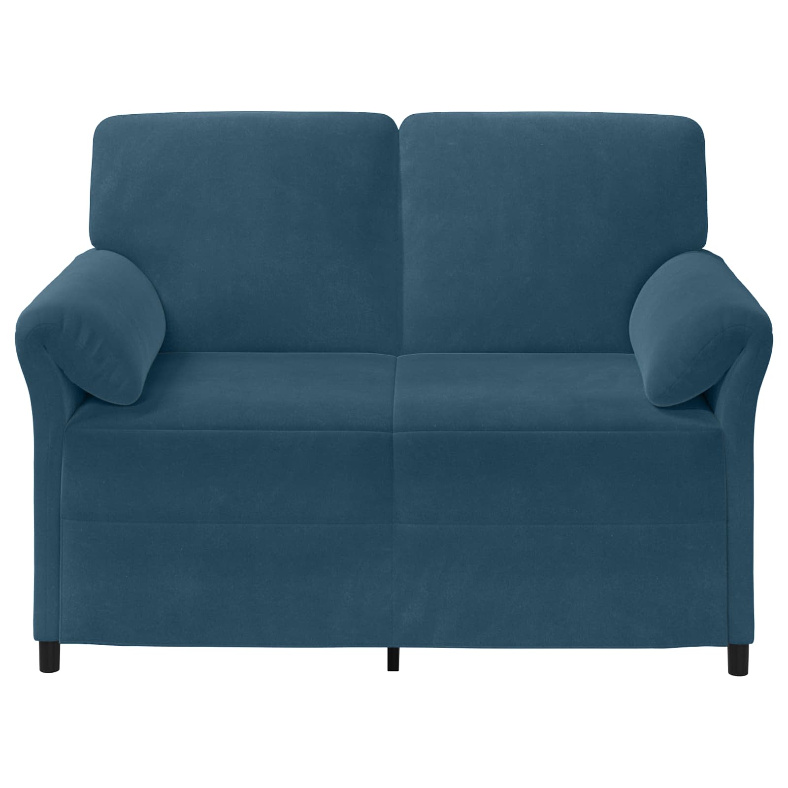 Divano a 2 Posti Blu 138 x 83 x 95 cm Velluto | homemem39