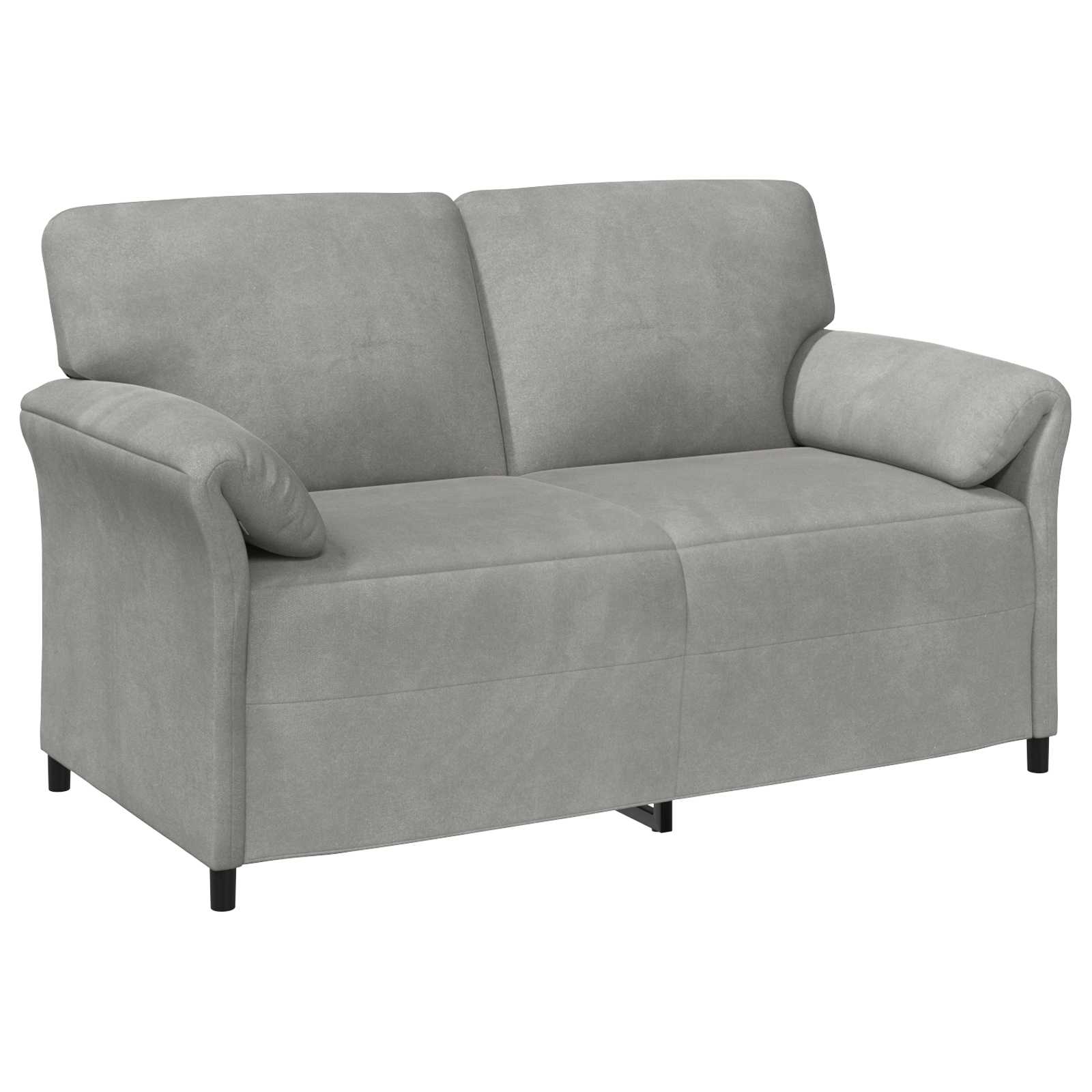 Divano a 2 Posti Grigio Chiaro 158 x 83 x 95 cm Velluto | homemem39