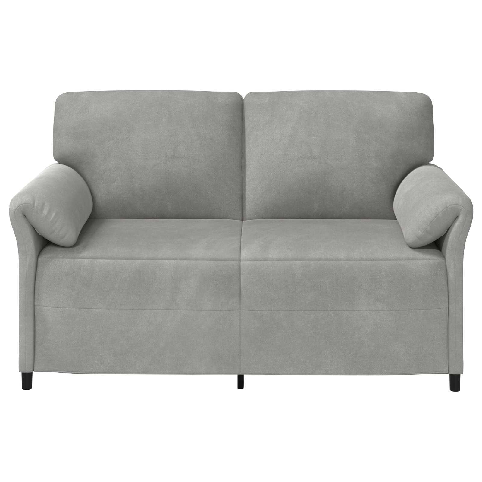 Divano a 2 Posti Grigio Chiaro 158 x 83 x 95 cm Velluto | homemem39