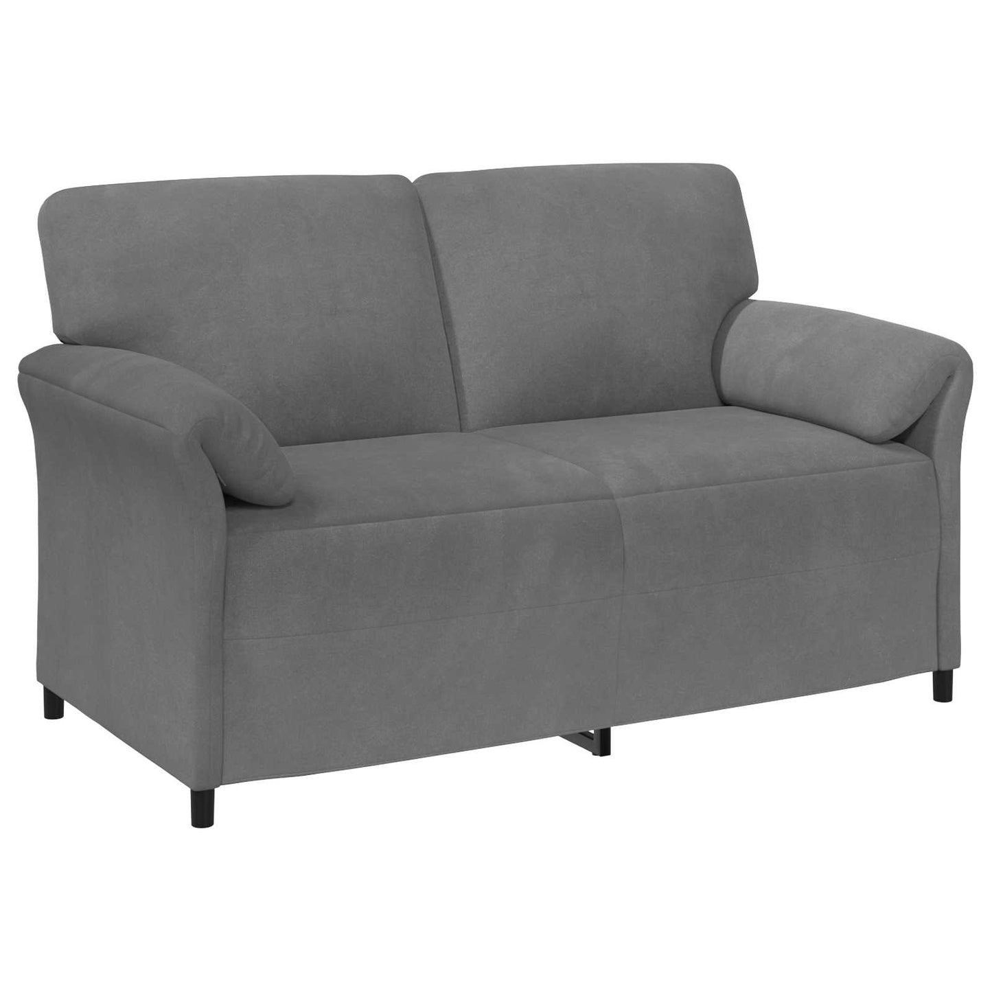 Divano a 2 Posti Grigio Scuro 158 x 83 x 95 cm Velluto
