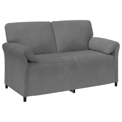 Divano a 2 Posti Grigio Scuro 158 x 83 x 95 cm Velluto
