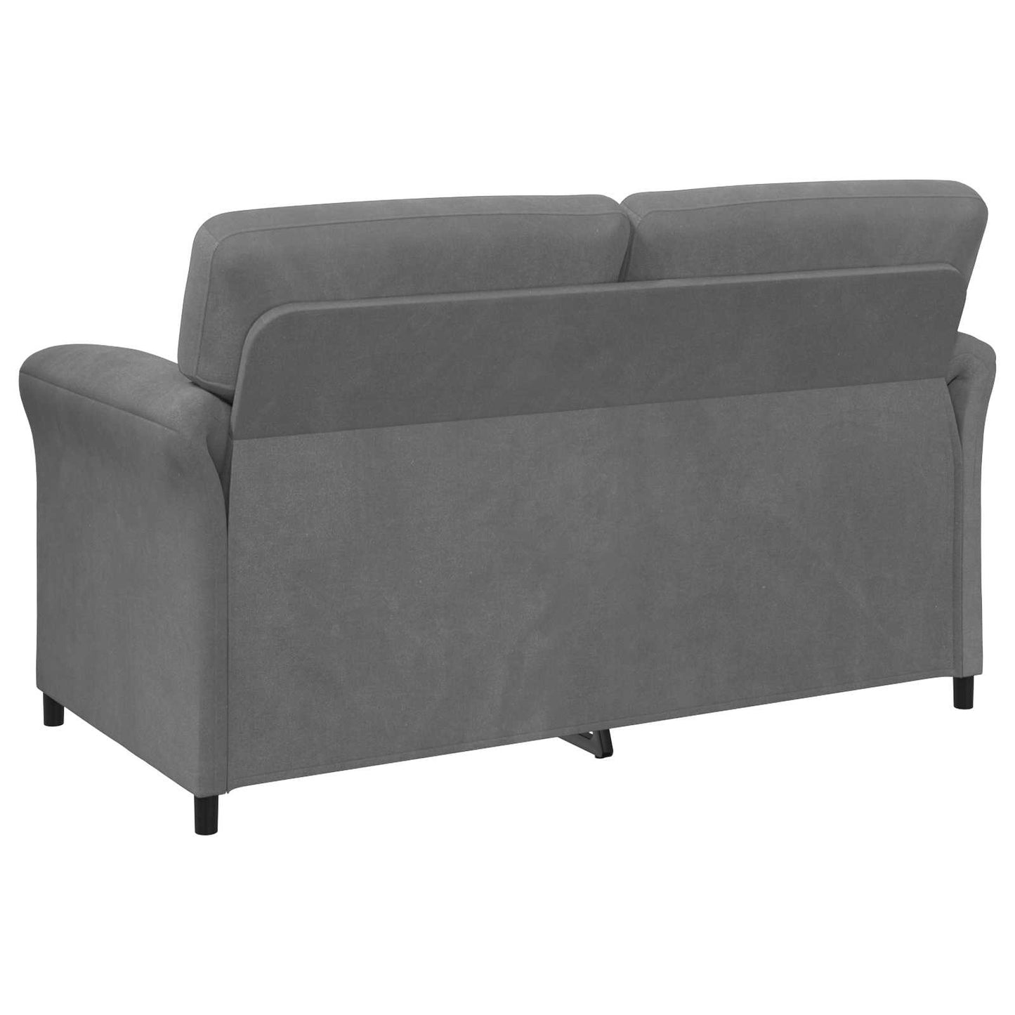 Divano a 2 Posti Grigio Scuro 158 x 83 x 95 cm Velluto