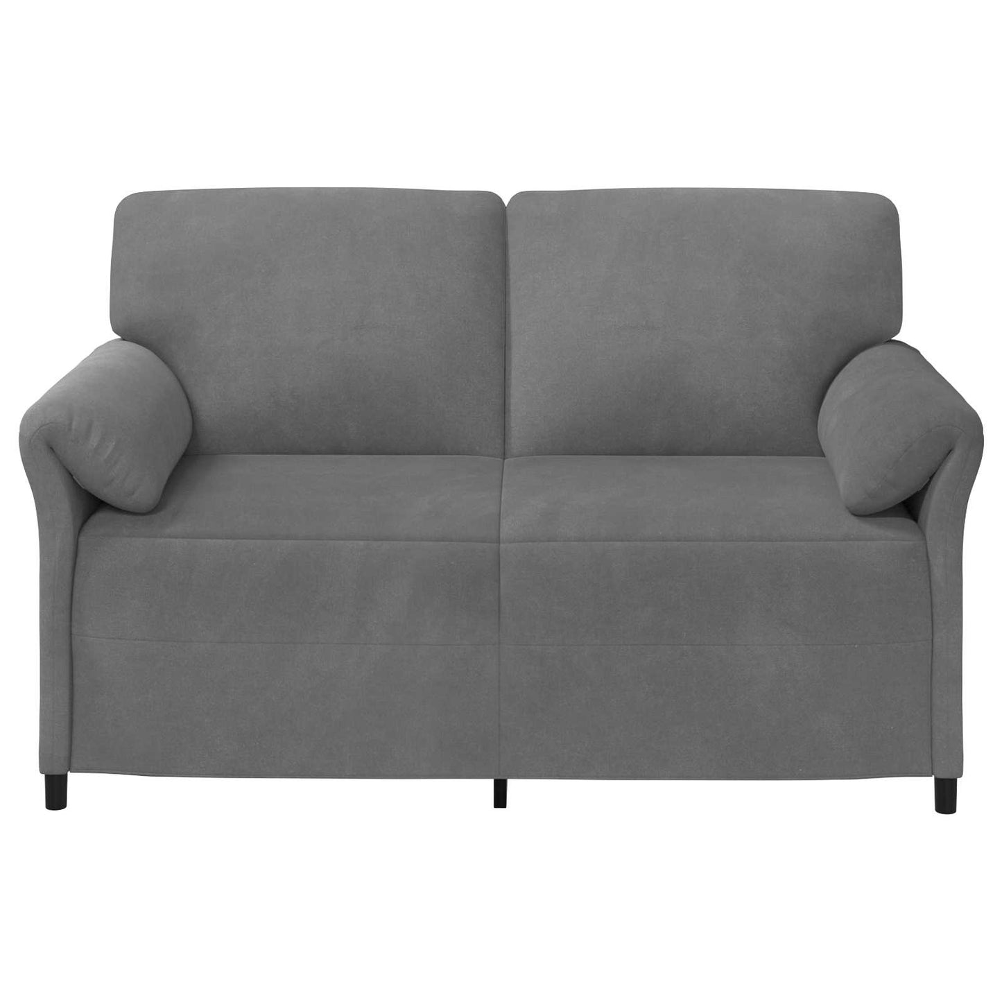 Divano a 2 Posti Grigio Scuro 158 x 83 x 95 cm Velluto