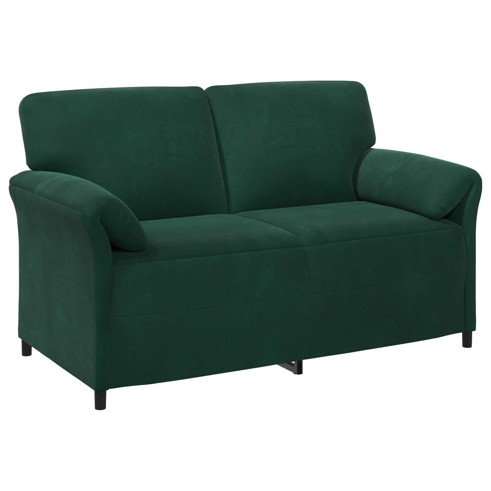 Divano a 2 Posti Verde Scuro 158 x 83 x 95 cm Velluto | homemem39