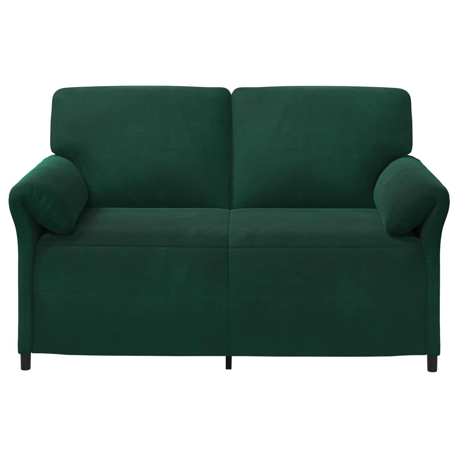 Divano a 2 Posti Verde Scuro 158 x 83 x 95 cm Velluto | homemem39