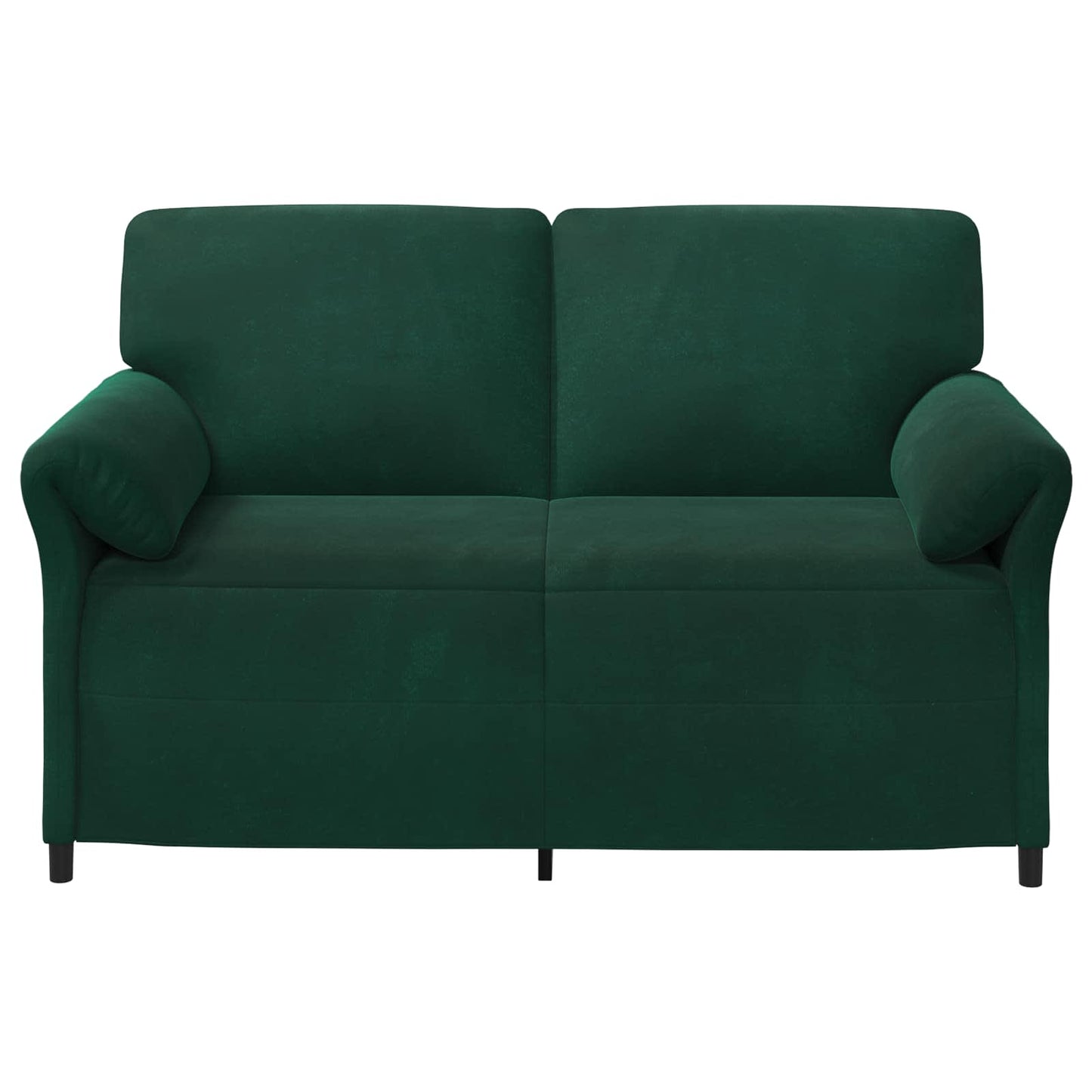 Divano a 2 Posti Verde Scuro 158 x 83 x 95 cm Velluto