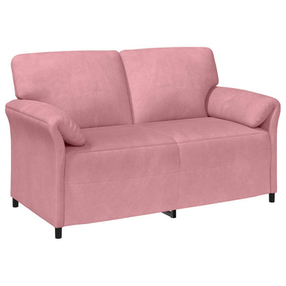 Divano a 2 Posti Rosa 158 x 83 x 95 cm Velluto