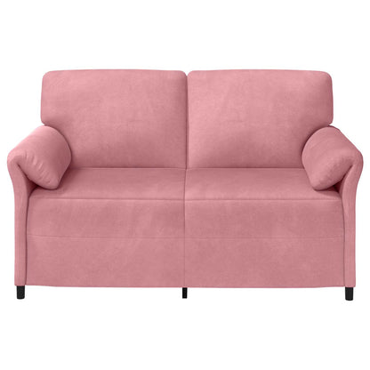 Divano a 2 Posti Rosa 158 x 83 x 95 cm Velluto