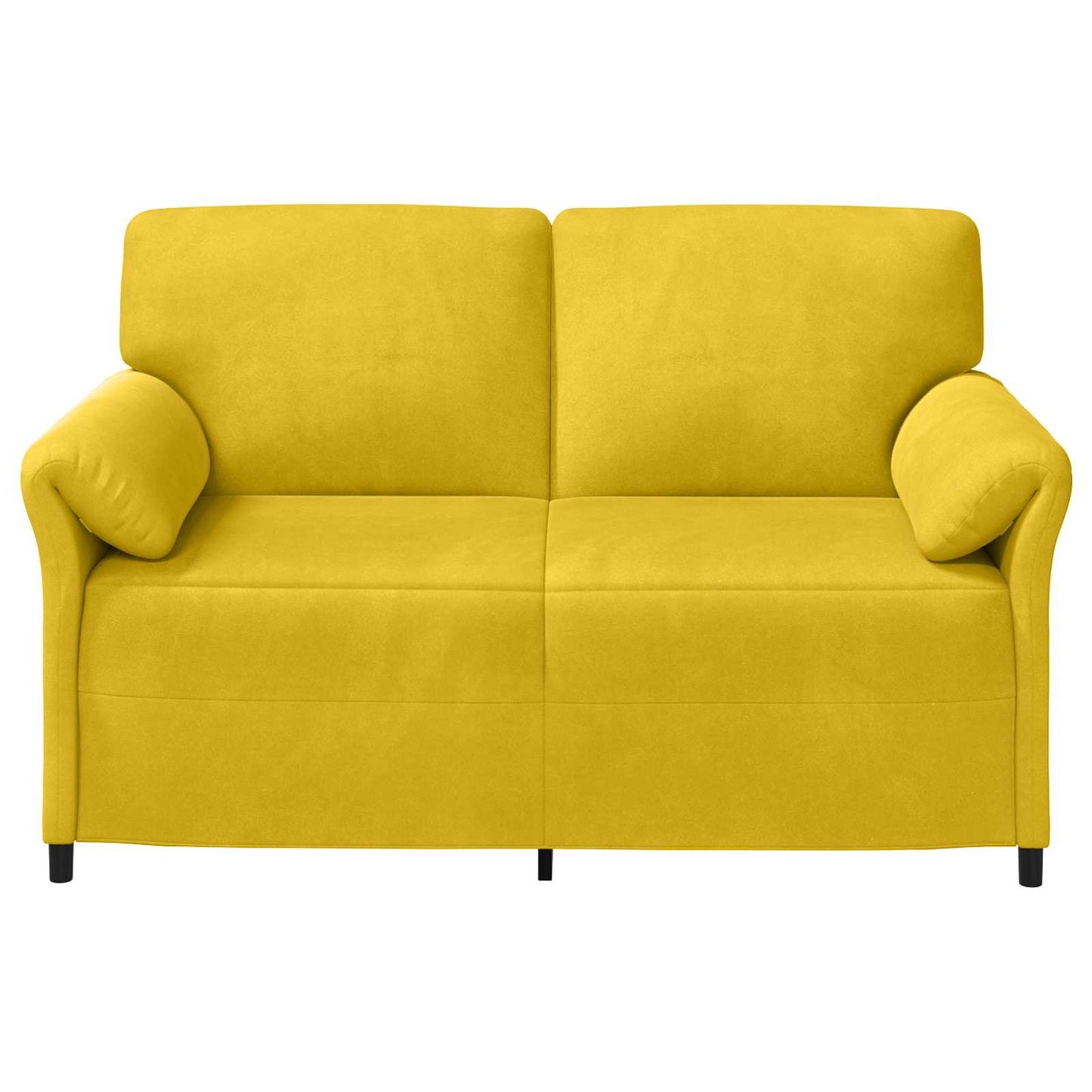 Divano a 2 Posti Giallo 158 x 83 x 95 cm Velluto | homemem39