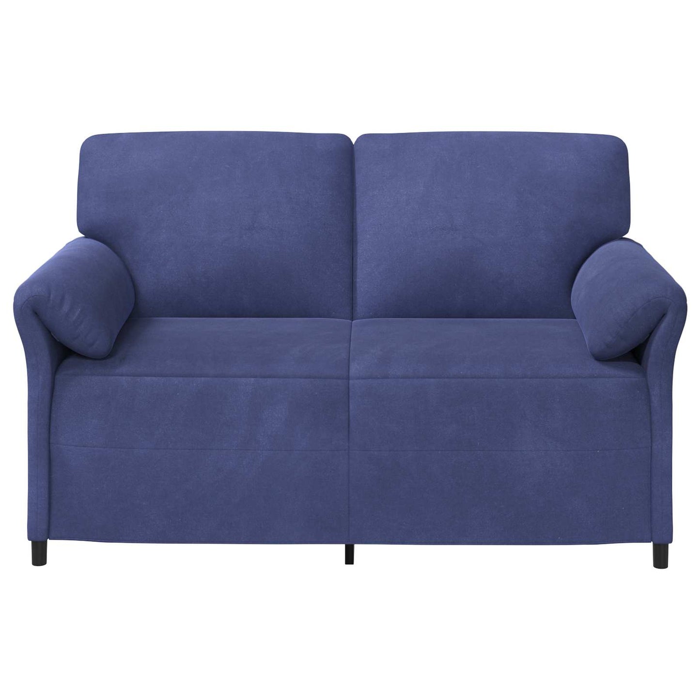 Divano a 2 Posti Blu Polizia 158 x 83 x 95 cm Velluto