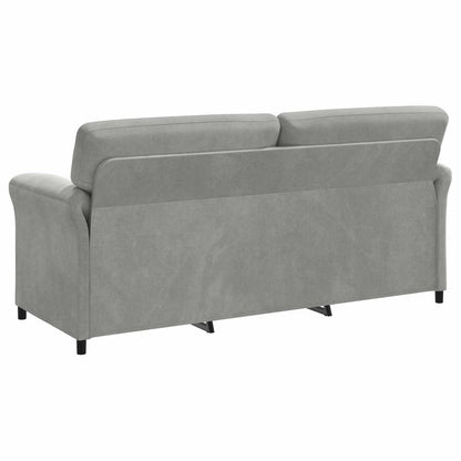 Divano 3-Persone Grigio Chiaro 198 x 83 x 95 cm Velluto | homemem39