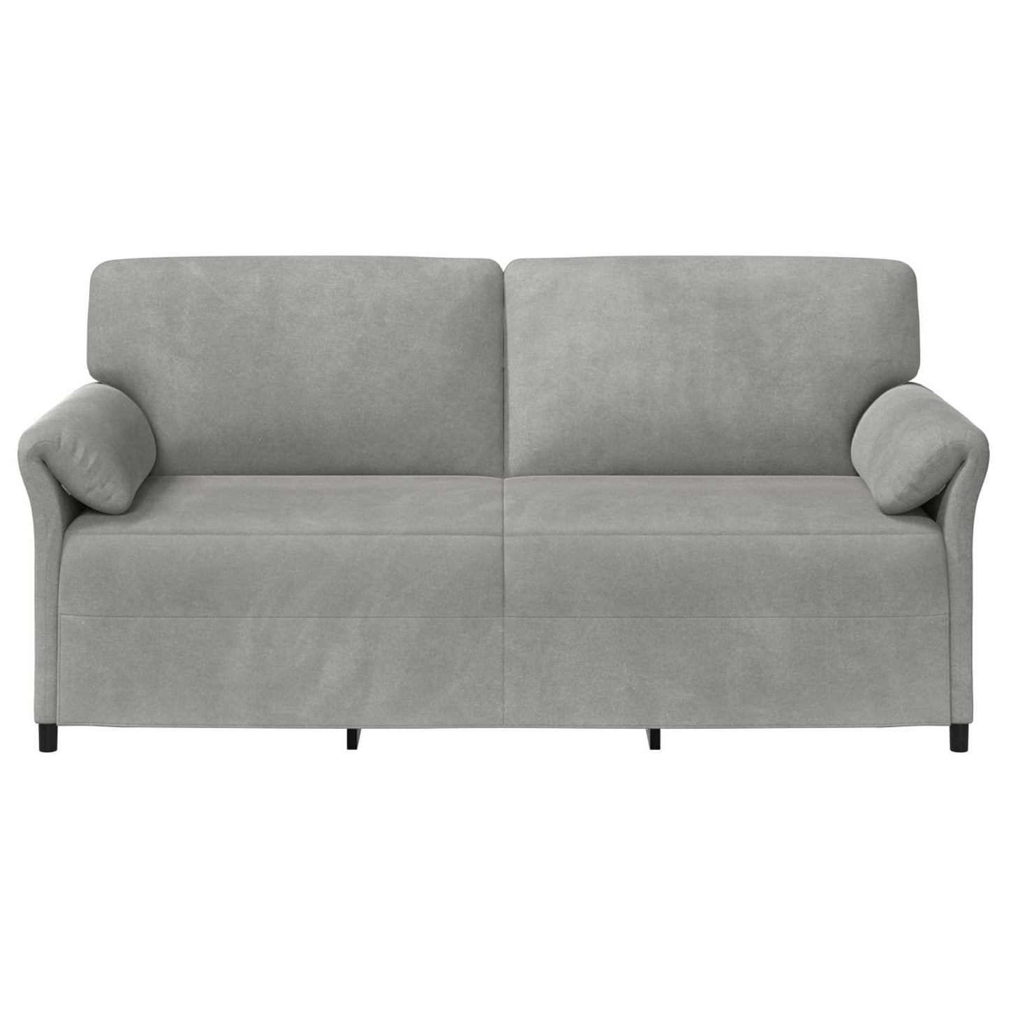 Divano 3-Persone Grigio Chiaro 198 x 83 x 95 cm Velluto