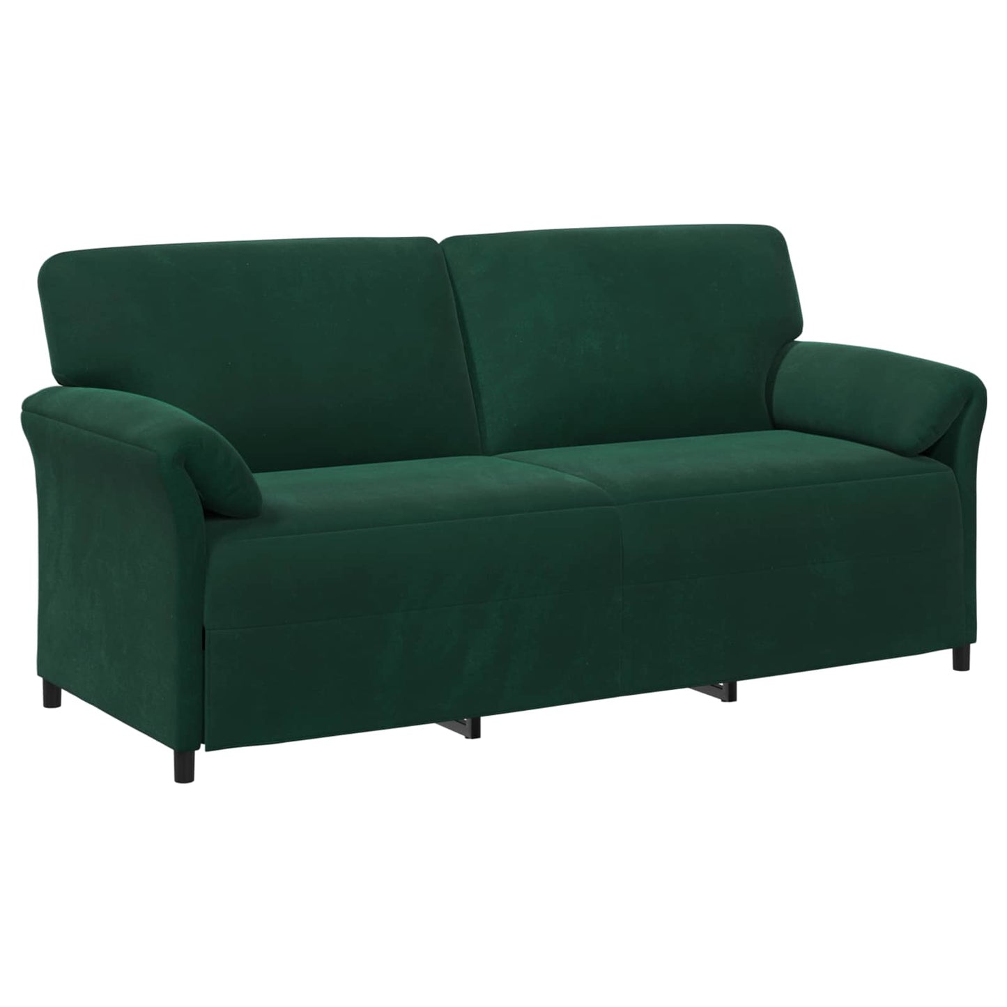 Divano 3-Persone Verde Scuro 198 x 83 x 95 cm Velluto | homemem39