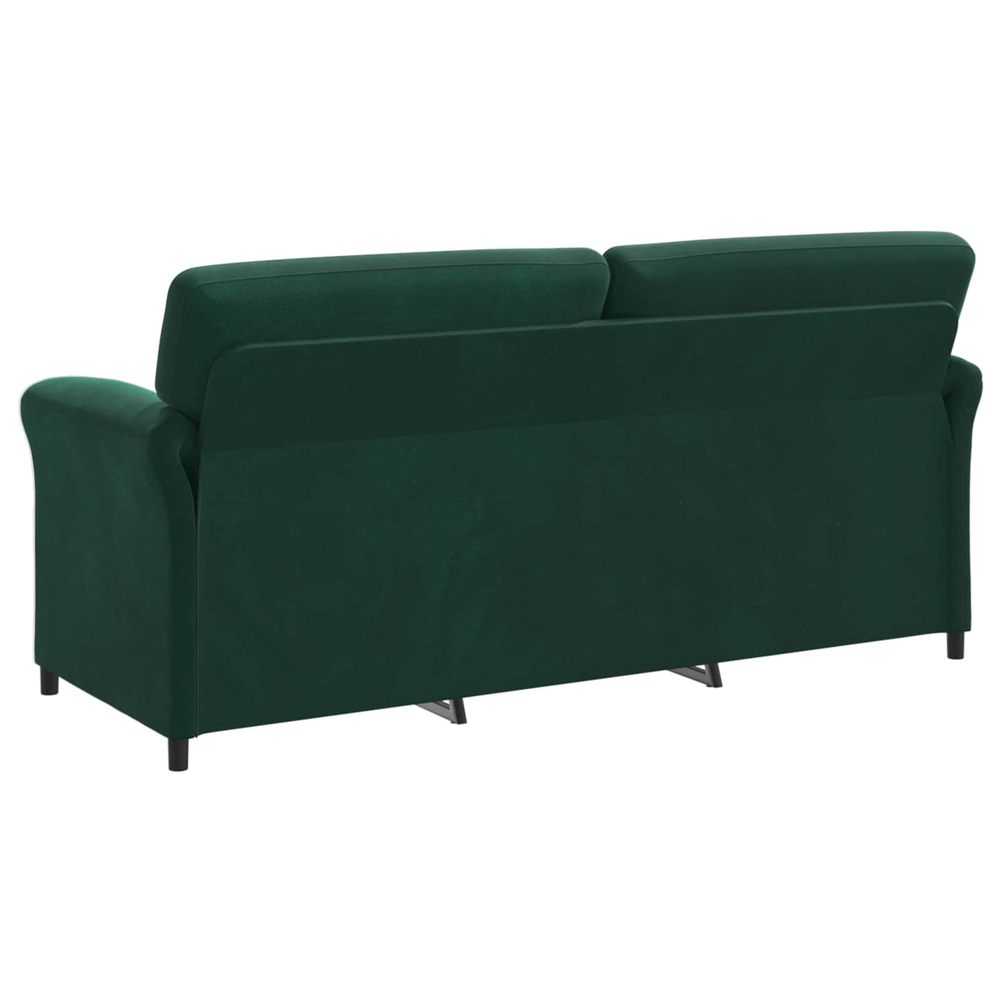 Divano 3-Persone Verde Scuro 198 x 83 x 95 cm Velluto | homemem39