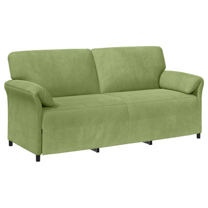 Divano 3-Persone Verde chiaro 198 x 83 x 95 cm Velluto | homemem39