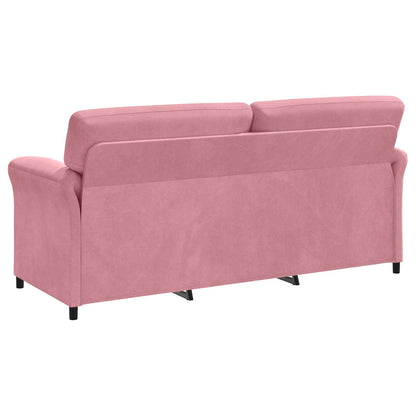 Divano 3-Persone Rosa 198 x 83 x 95 cm Velluto | homemem39
