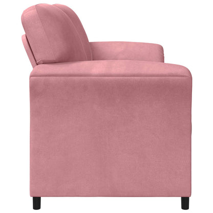 Divano 3-Persone Rosa 198 x 83 x 95 cm Velluto | homemem39