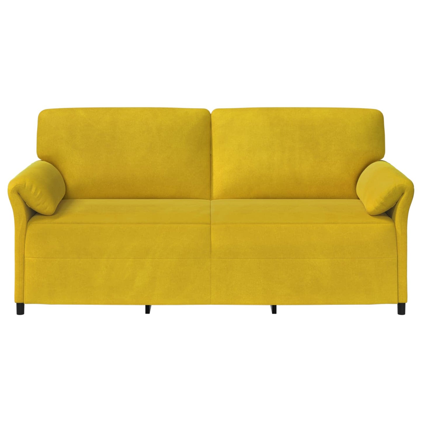 Divano 3-Persone Giallo 198 x 83 x 95 cm Velluto | homemem39
