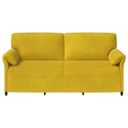 Divano 3-Persone Giallo 198 x 83 x 95 cm Velluto | homemem39