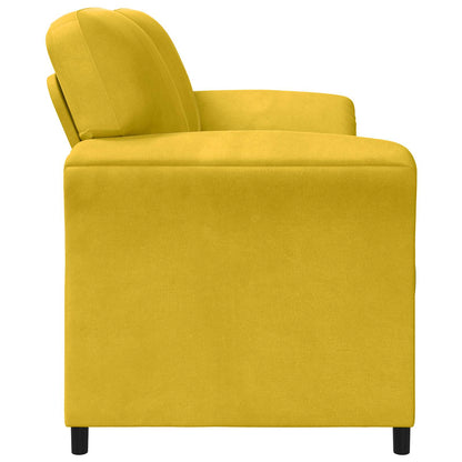 Divano 3-Persone Giallo 198 x 83 x 95 cm Velluto | homemem39
