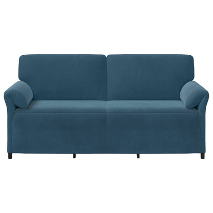 Divano 3-Persone Blu 198 x 83 x 95 cm Velluto | homemem39