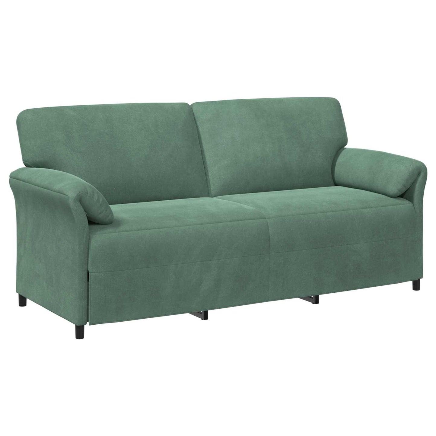 Divano 3-Persone Verde Mare 198 x 83 x 95 cm Velluto