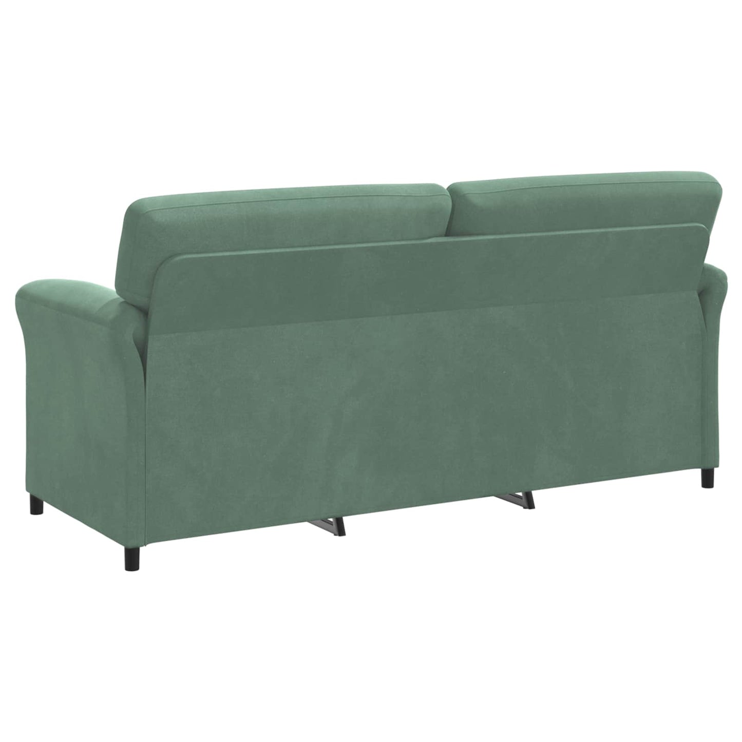 Divano 3-Persone Verde Mare 198 x 83 x 95 cm Velluto