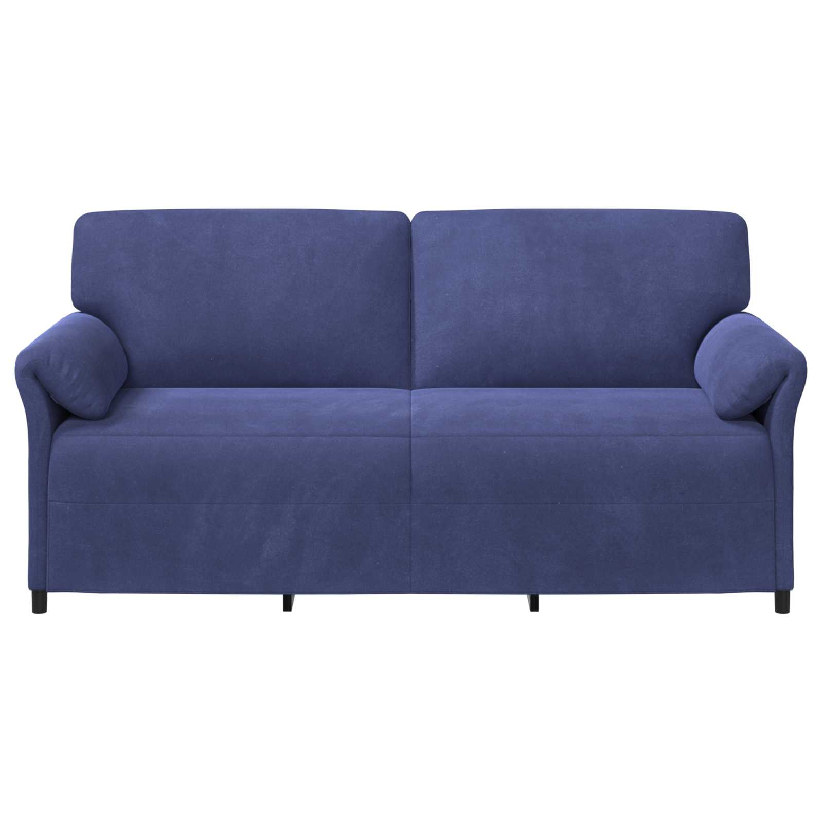 Divano 3-Persone Blu Polizia 198 x 83 x 95 cm Velluto | homemem39