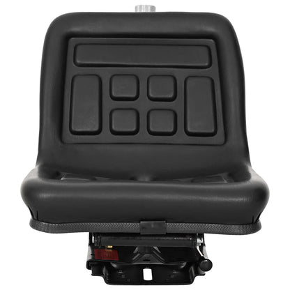 Sedile per trattore con sospensione Nero 39,5 x 52 x 43 cm | homemem39